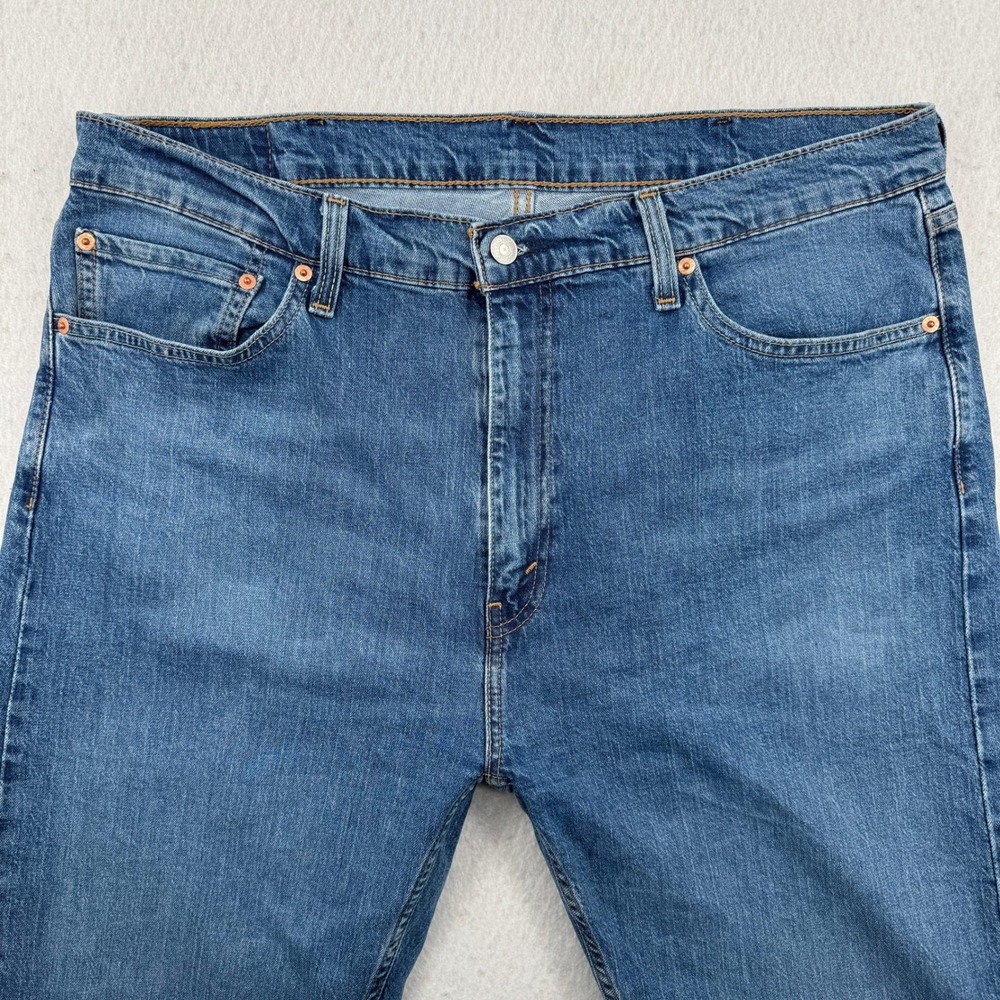 Levis 505 Regular Fit Jeans Mens 38x30 Blue Straight Leg Denim Pants Workwear